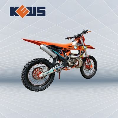KEWS MT250cc Cadre orange refroidissement à l'eau 2 temps moto hors route avec jante EXCEL