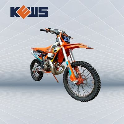 KEWS MT250cc Cadre orange refroidissement à l'eau 2 temps moto hors route avec jante EXCEL