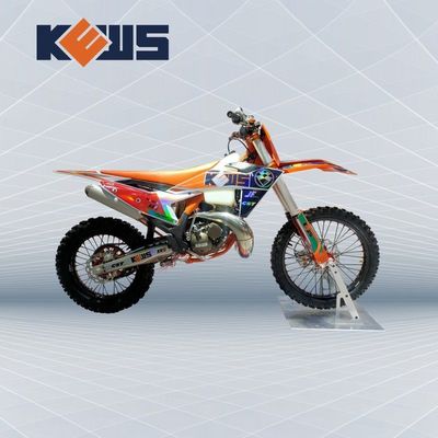 250cc KEWS refroidissement à l'eau 2 temps Motocyclette de conduite CNC direction avec forte puissance