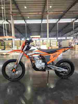 KEWS 161FMJ CB150D 4T Enduro/Motocross Motorcycle with 145ML Piston Displacement Electric+Kick Starter and 5 Speed Transmission