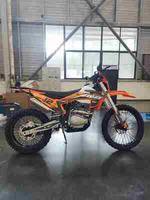 KEWS 175FMN PR300 4T Moto d'enduro/motocross avec moteur PR300, cylindrée de 271,3 ml et démarreur électrique