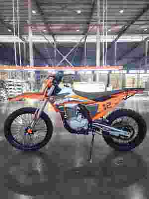 KEWS 175FMN PR300 4T Moto d'enduro/motocross avec moteur PR300, cylindrée de 271,3 ml et démarreur électrique